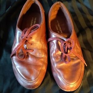 Hush Puppies 'walking shoe's sz 9 w, real leather